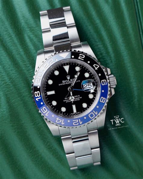 rolex gmt 2 master batman|Rolex Batman price uk.